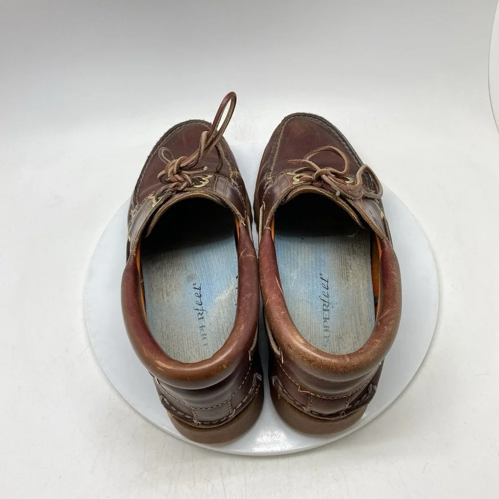 Timberland Sneakers Mens 9 M Handsewn Boat Shoes‎ 3-Eye Burgundy Preppy 50009